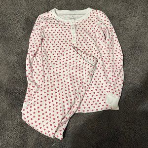 Kids Roller Rabbit Pink Heart Pajamas, Girls Size 12